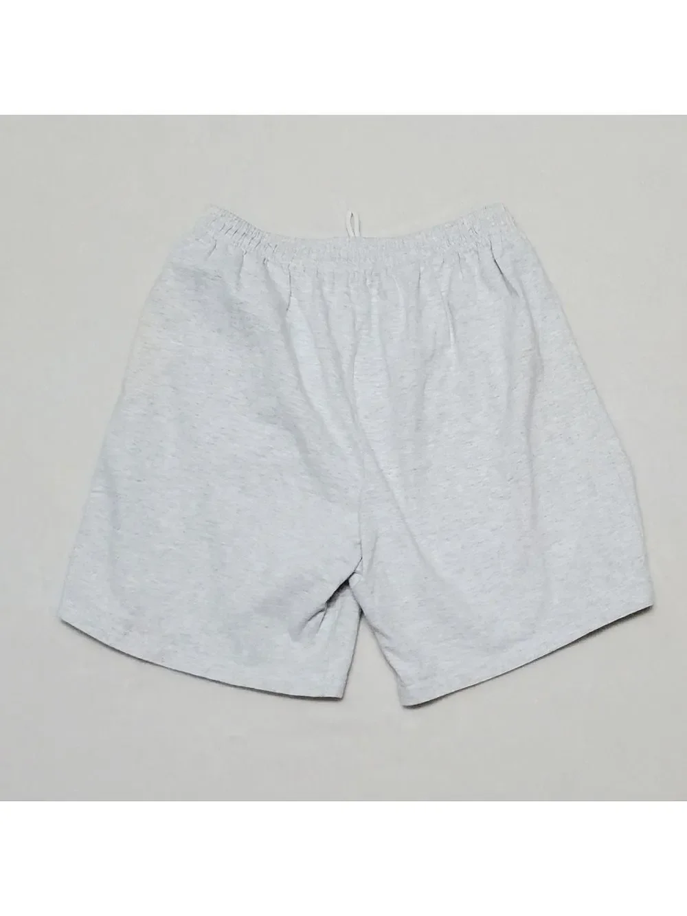 𝅺RARE Vintage Eagle USA Heather Gray Tie Waist Pull-On High Rise Relaxed Shorts